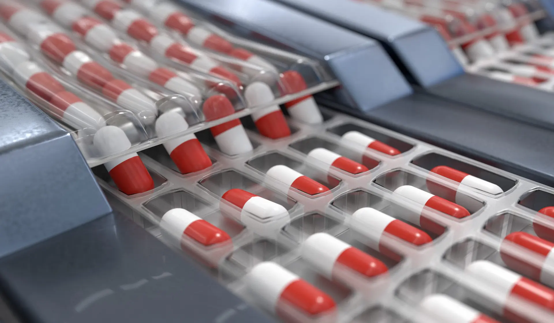 a close up of pills in a container