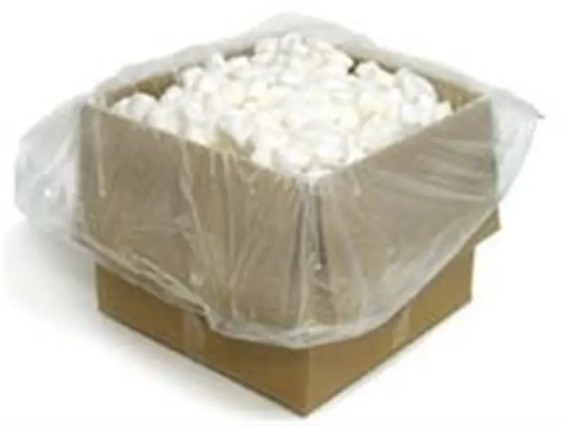 a box with white cotton inside