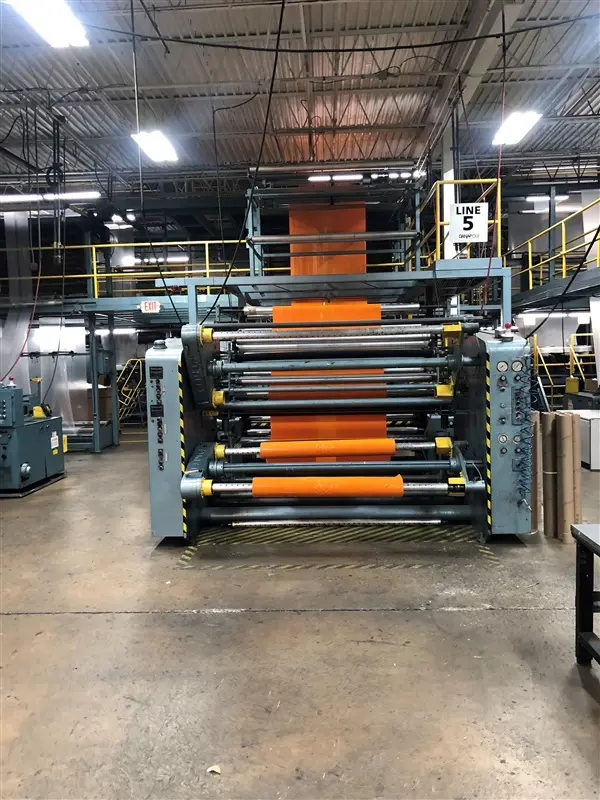 a large machine in a factory